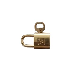 Authentic Louis Vuitton, Made in France Brass Lock & Key #301